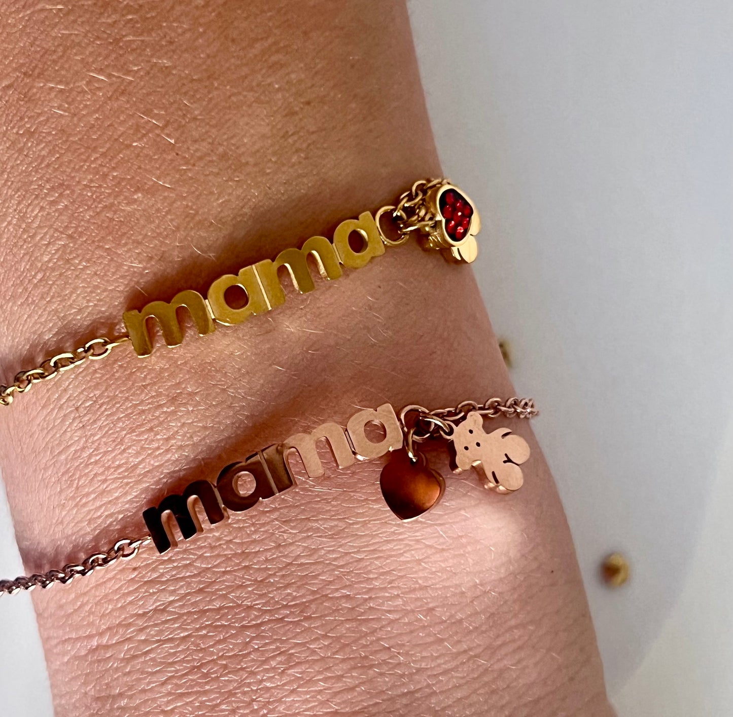 Mom Bear Bracelet